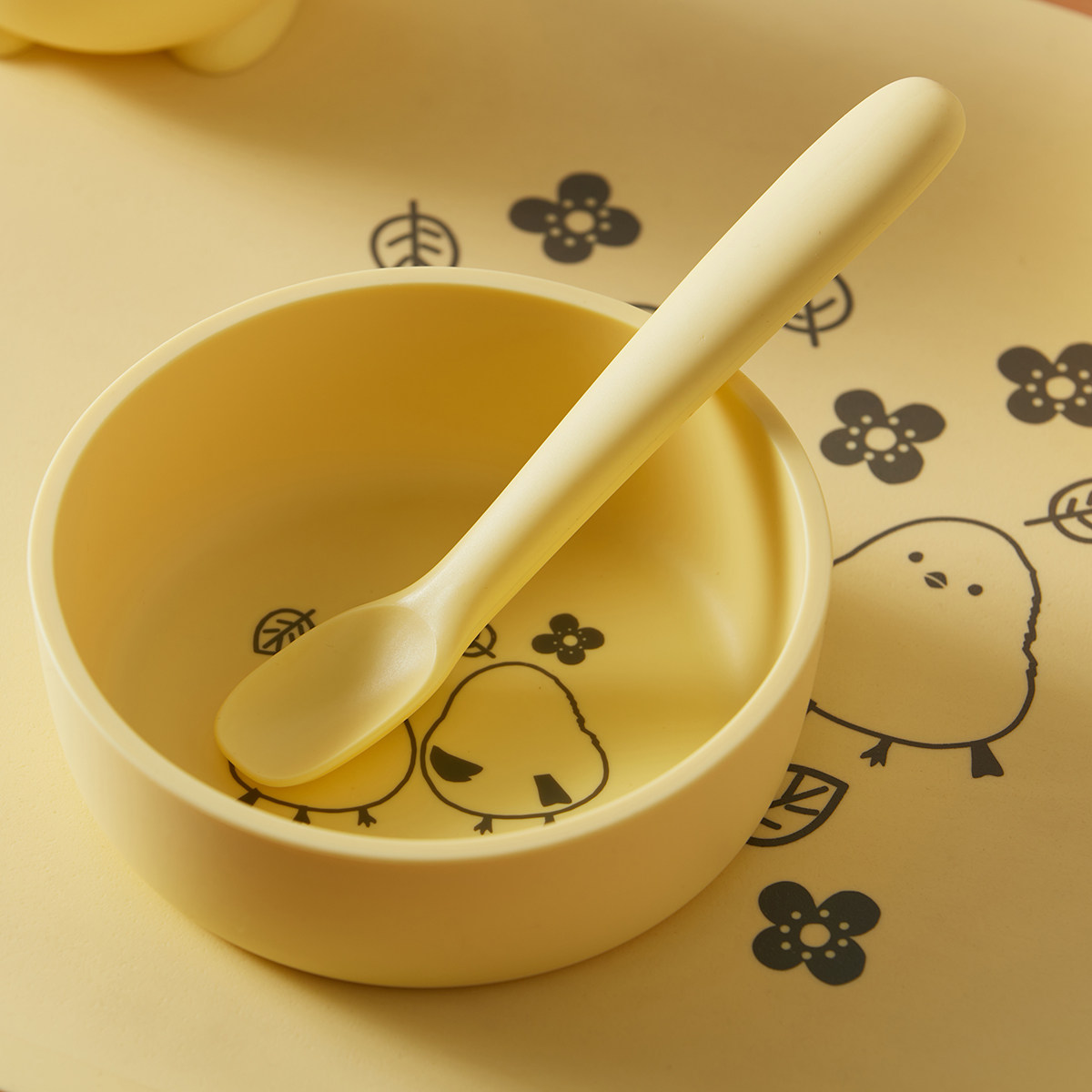 NITORI宜得利家居 儿童用耐摔硅胶辅食勺 黄色,厨房/烹饪用具,饭勺,淘宝优惠券,粉丝福利购,淘宝优惠卷