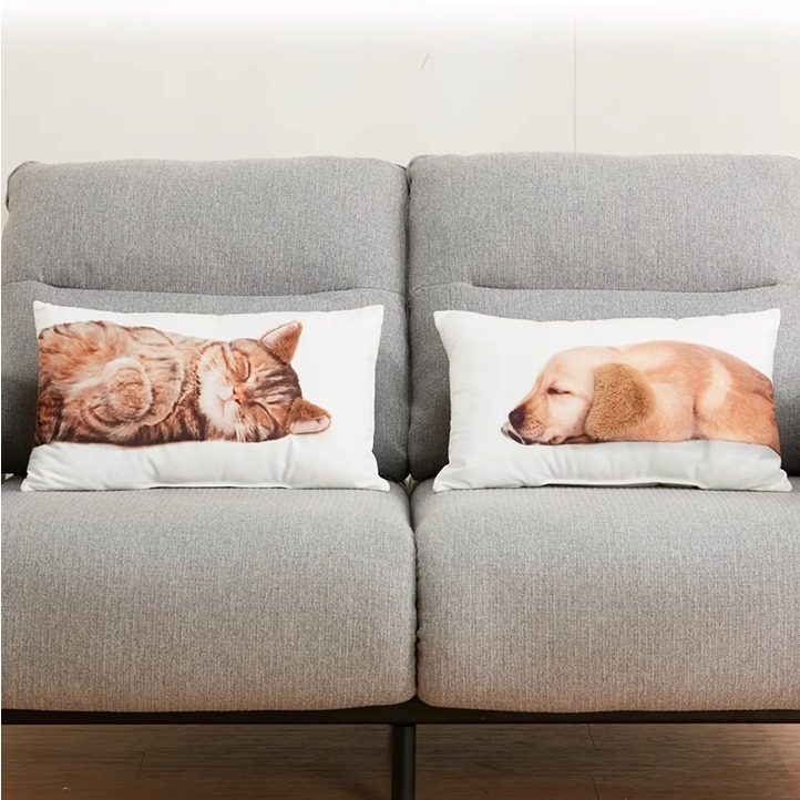 NITORI宜得利家居  靠垫 毛茸茸喵耳朵