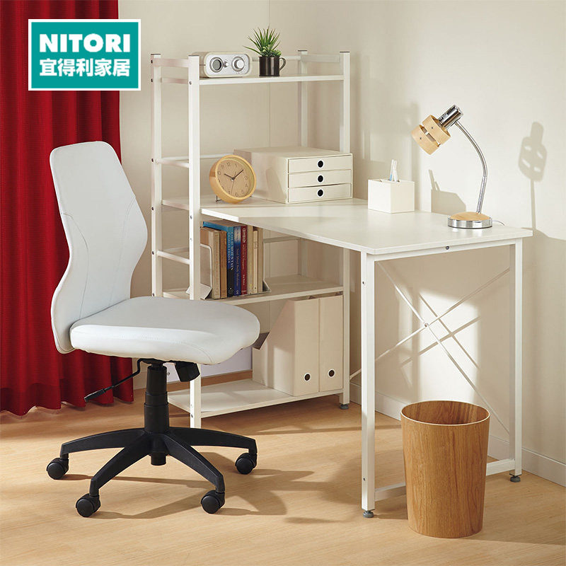 NITORI宜得利家居 家具 简约电脑桌书房学习桌书桌带书架卓克,住宅家具,书桌,淘宝优惠券,粉丝福利购,淘宝优惠卷