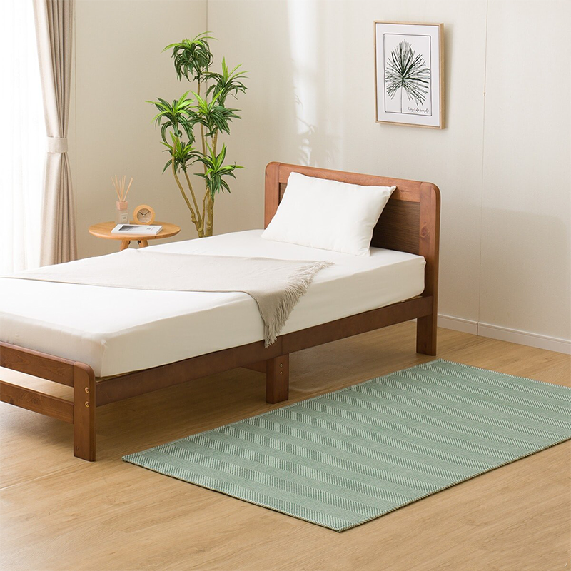 NITORI宜得利家居 现代简约加厚大块地毯卧室床边毯子人字纹地毯