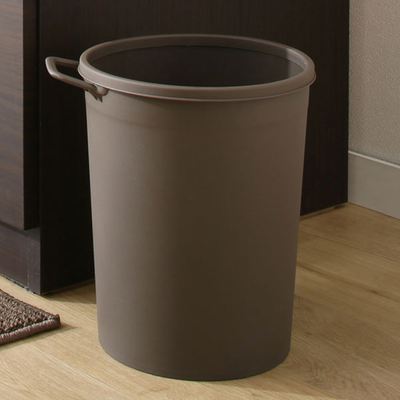 NITORI宜得利家居大容量垃圾桶办公室无盖家用纸篓带把手圆垃圾篓