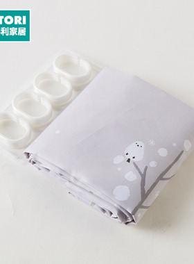 NITORI宜得利家居 浴帘 小肥啾GY 180x180