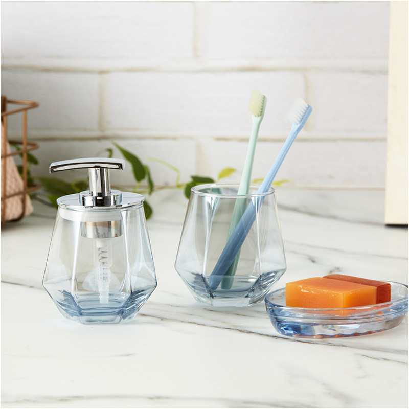 NITORI宜得利家居家用卫生间洗漱杯/香皂碟玻璃乳液瓶赫莉,家庭/个人清洁工具,洗漱杯,淘宝优惠券,粉丝福利购,淘宝优惠卷