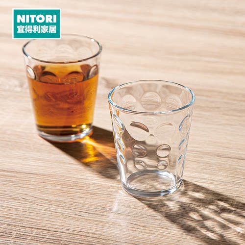 NITORI宜得利家居简约透明玻璃杯