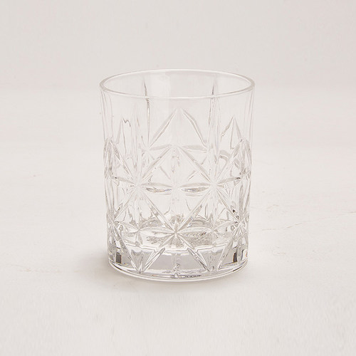 NITORI宜得利家居菱形花纹玻璃杯