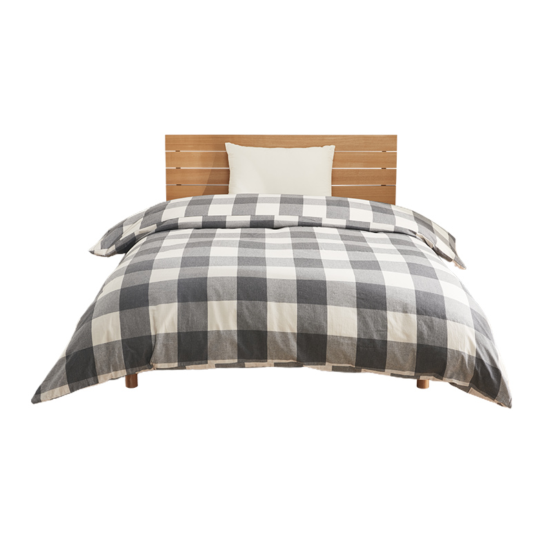 NITORI宜得利家居 床上用品单件透气纯棉酒店被套全棉被套 知弈BK