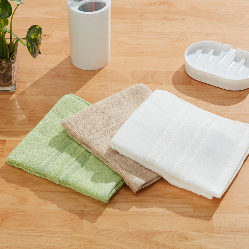 NITORI宜得利家居家用洗脸柔软小毛巾男女情侣纯棉方巾/面巾