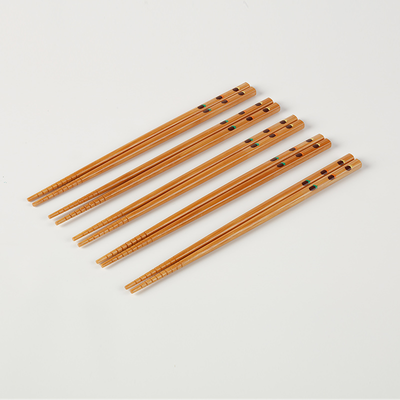 NITORI宜得利家居餐厅餐具家用实木竹筷子日式竹筷5双组