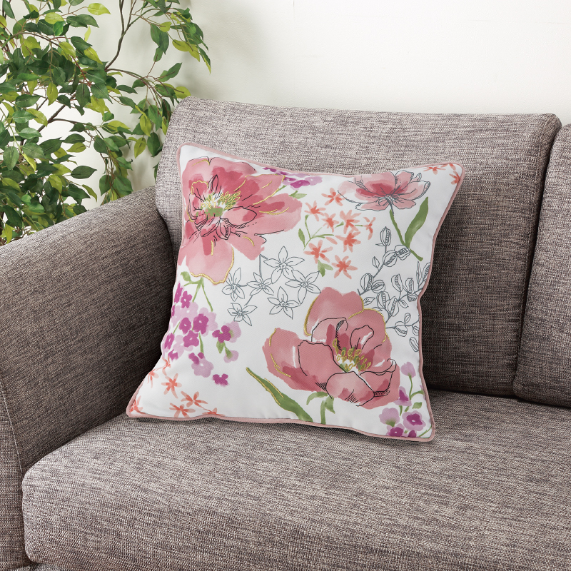 NITORI简约现代靠垫套