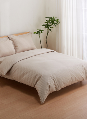 NITORI宜得利家居 全棉被套枕套床品三件套 HOTEL LMO系列