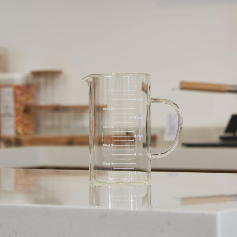 NITORI耐热玻璃量杯带把手