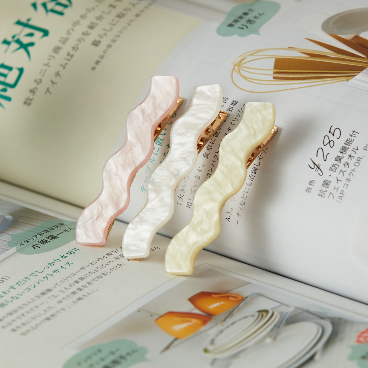 NITORI宜得利家居碎发夹2件套GSU