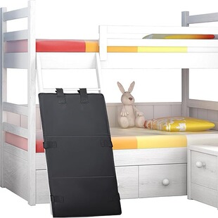 跨境上下床可折叠儿童梯子板锁 人字梯护栏保护双层床防爬摔锁具