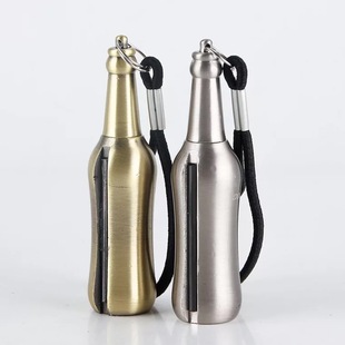 海豚671创意酒瓶模型防水万次火柴煤油打火机便携备用 祝融