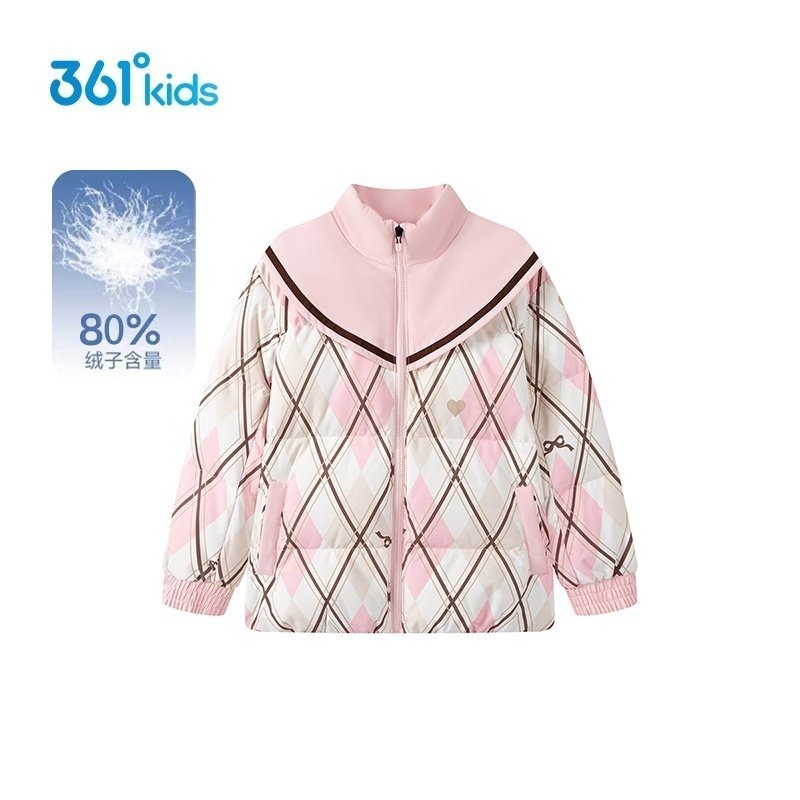 361°童装女童羽绒服学院风外套