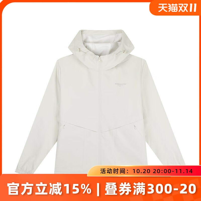 361度【风屏科技】单风衣女2025秋季新款宽松休闲连帽运动外套