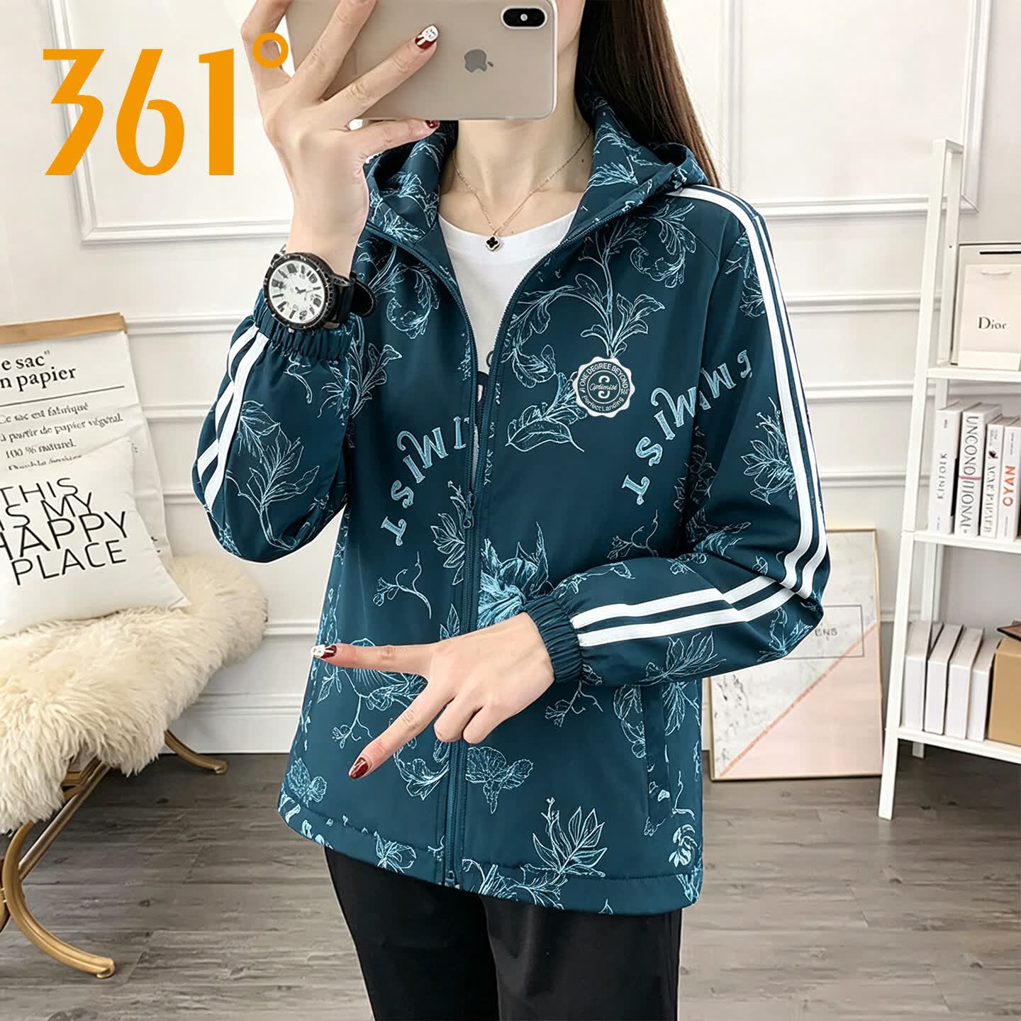 361°运动风衣女装外套速干衣