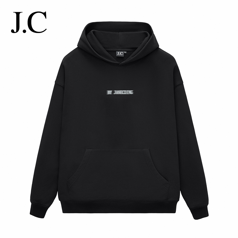 J.C/简裁美式潮牌印花卫衣430克