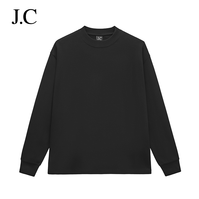 J.C/简裁长袖T恤290克打底上衣