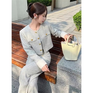 新款 气质女小香风气质名媛高级感两件套搭配2025 春秋套装 显瘦法式