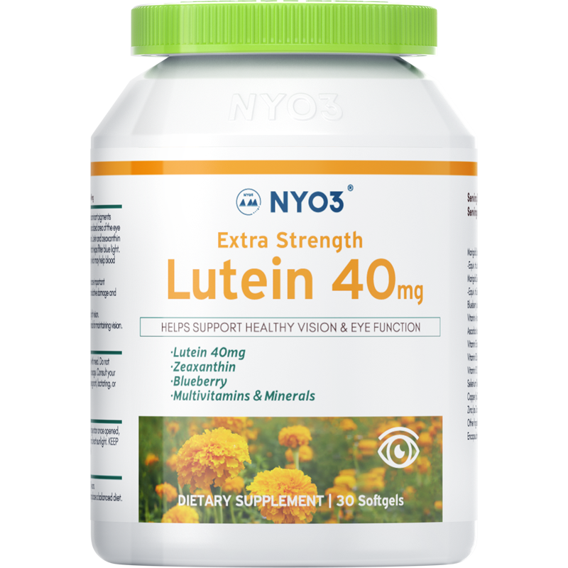 【银河分销】NYO3诺威佳蓝莓叶黄素玉米黄素护眼片成人挪威进口