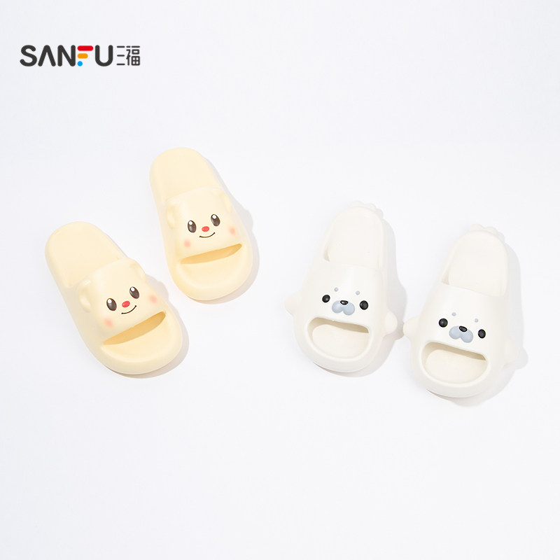三福女款两用萌趣造型一字拖 可爱时尚生活日用家居凉拖鞋 518286,女鞋,一字拖,淘宝优惠券,粉丝福利购,淘宝优惠卷