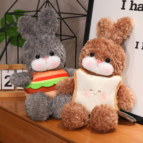 正版授权汉堡兔玩偶公仔