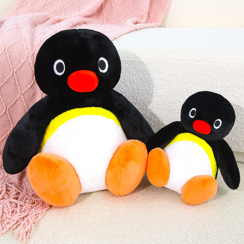 正版pingu企鹅毛绒公仔抱枕礼物