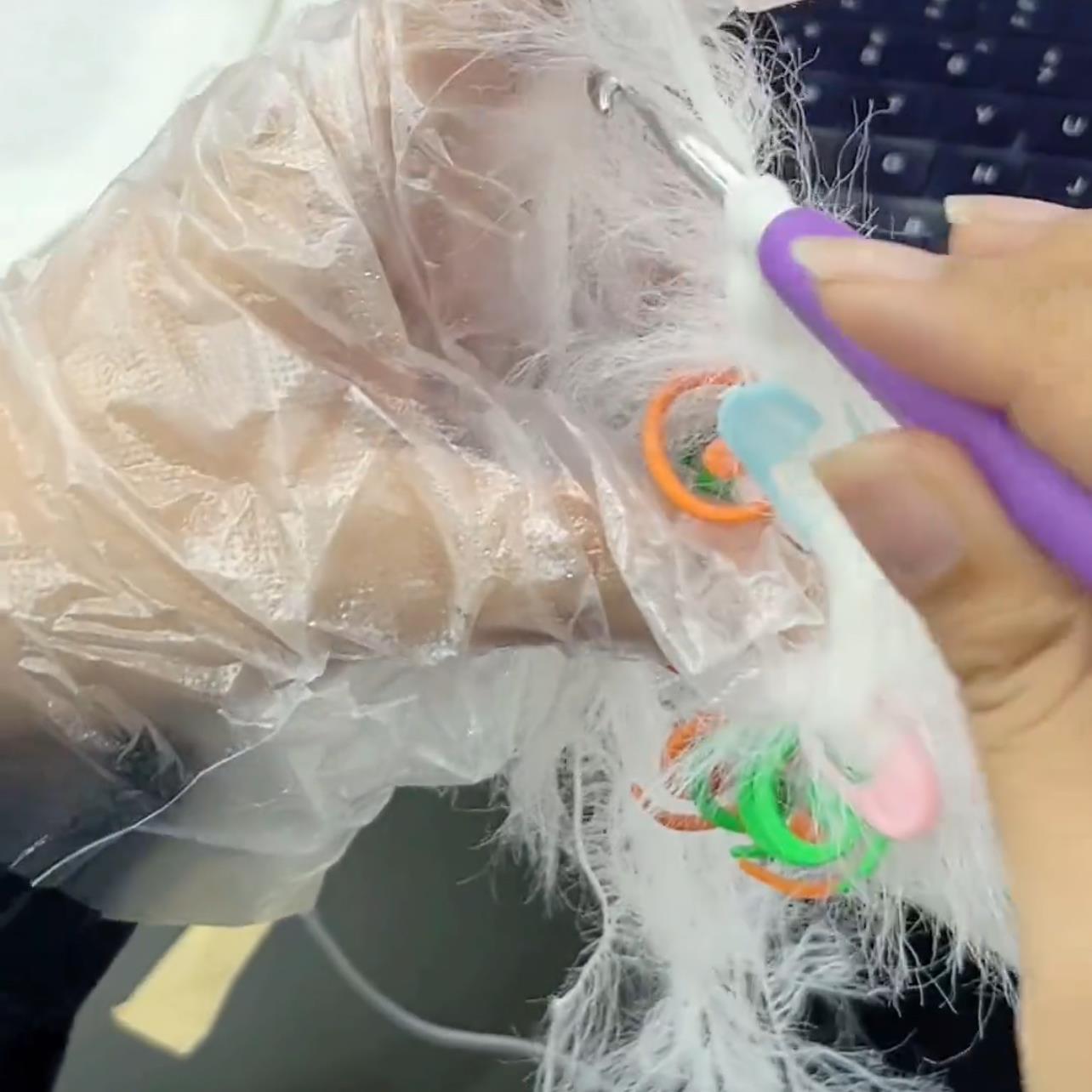 新款多巴胺豆芽式开口圈