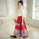 春款 女大童2024新款 女童唐装 古装 中国风新中式 儿童马面裙汉服套装