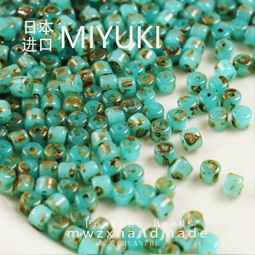 仿捷克墩墩珠透色珠DIY项链