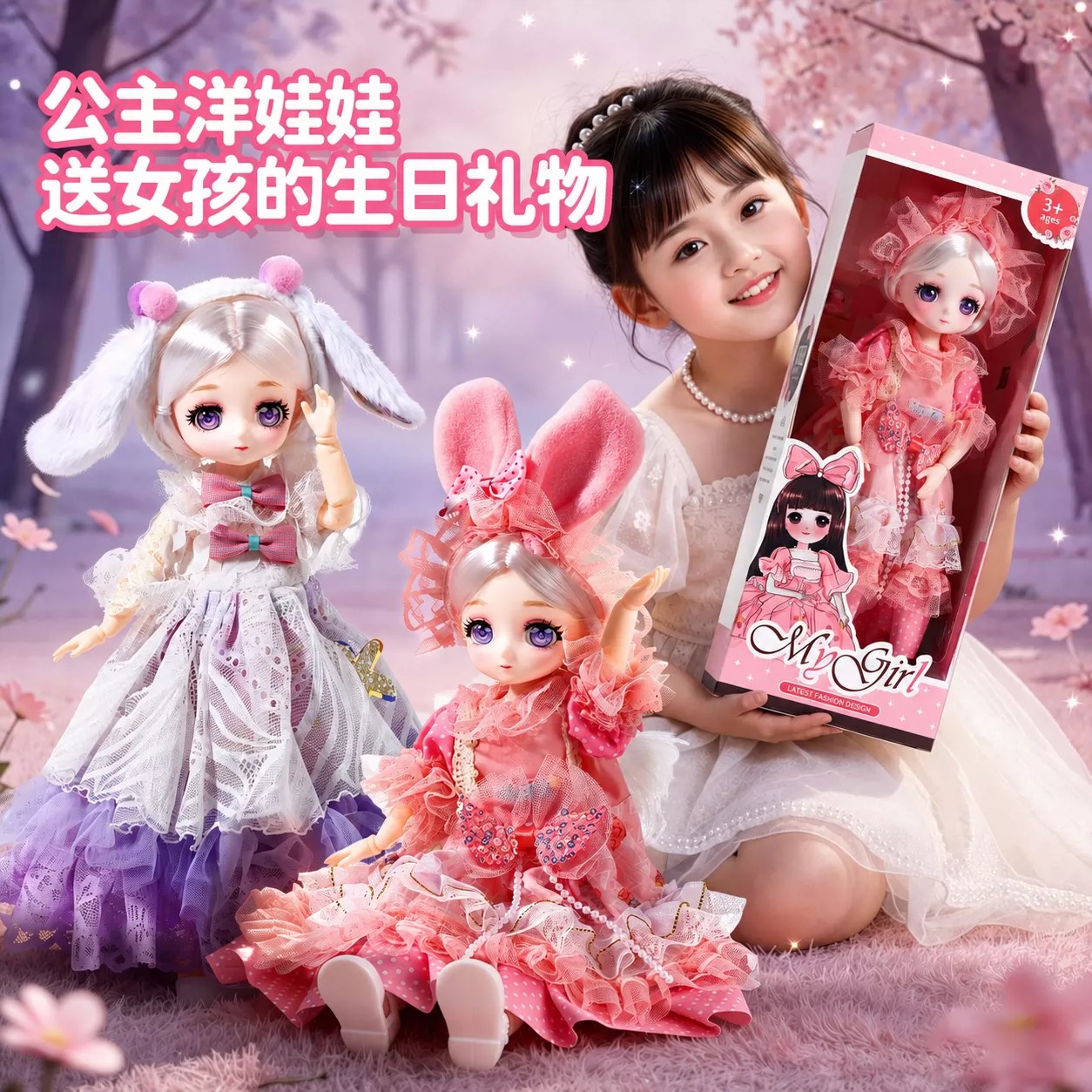 2026款芭娃娃可换装公主生日礼物