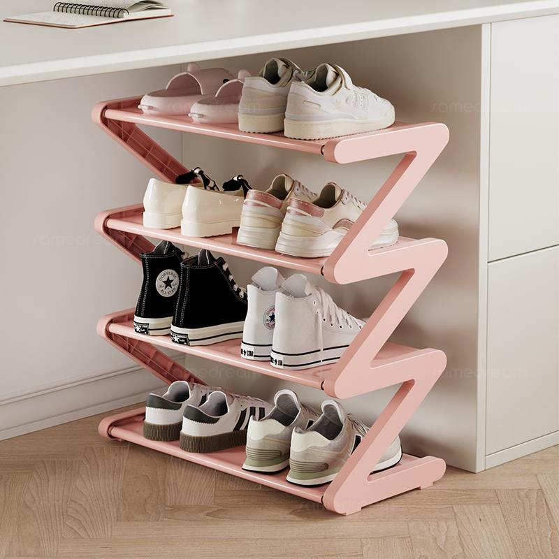 放在家外门口的鞋架大容量多层超大宿舍小型窄折叠简易置物架出租