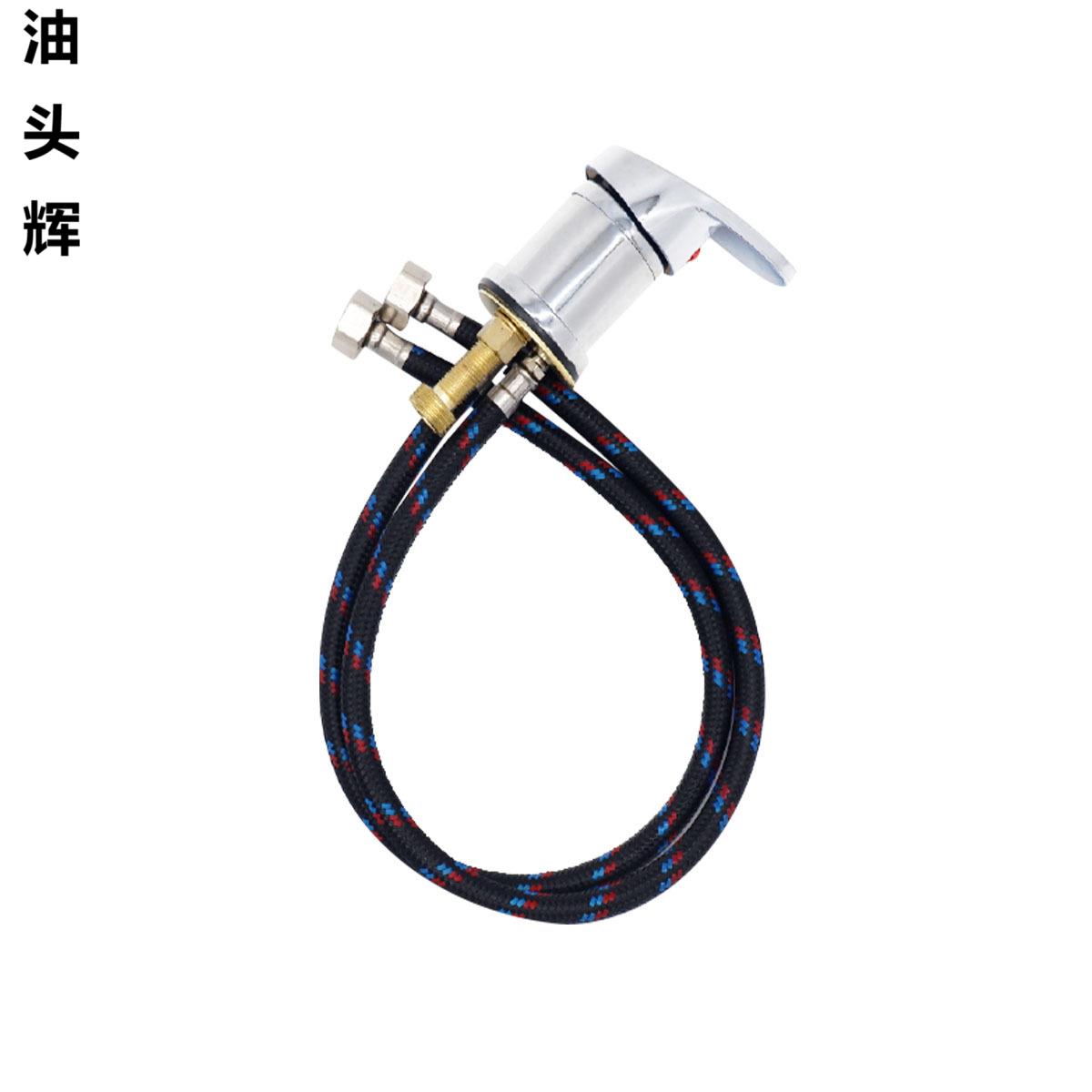 洗头床水龙头美容美发理发店发廊冷热混水阀配件混合阀冲头床