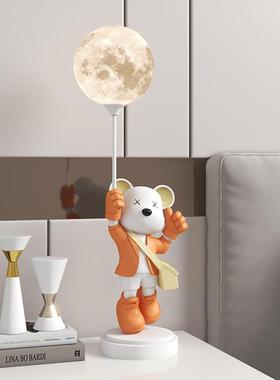 客厅摆件高端大气上档次2025客厅大型落地灯沙发旁电视柜轻奢家居