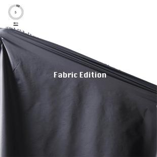 羽绒服布料面料高档黑色高密尼龙内胆里布设计师diy手工内衬服装