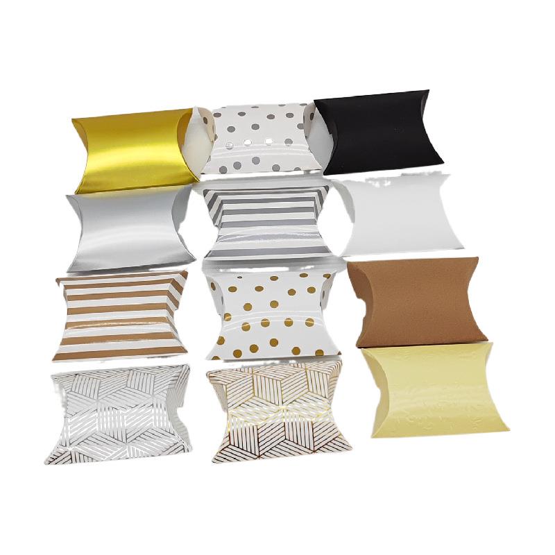 结婚用喜糖盒高级感欧式迷你小号结婚礼物糖果包装纸盒枕头形状糖