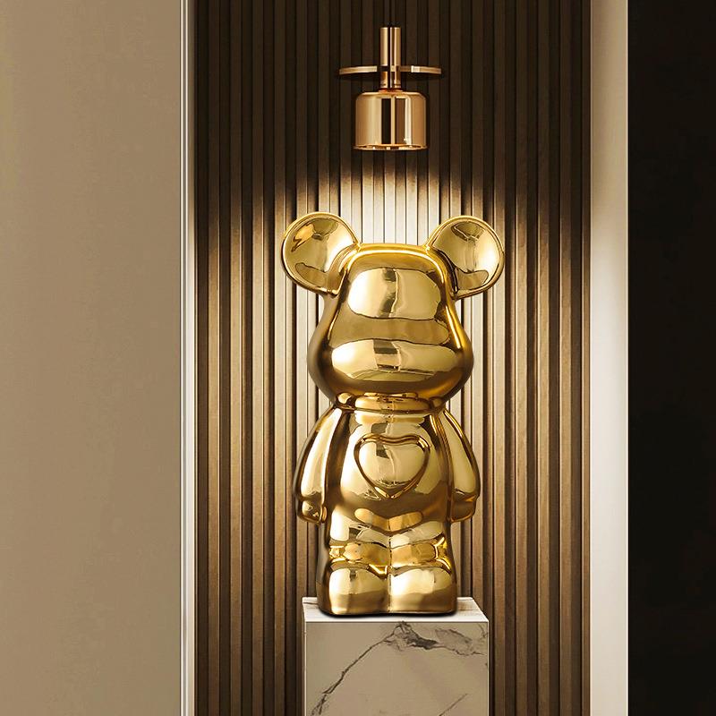 客厅旺宅摆件高级感小众50CM入门玄关摆件大号轻奢高档客厅电视柜