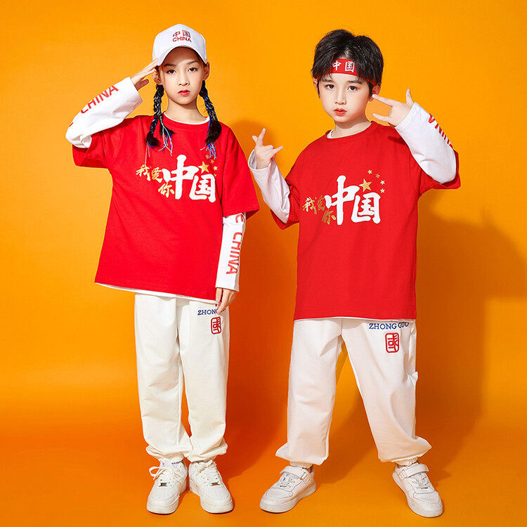 儿童啦队演出服小学生运动会