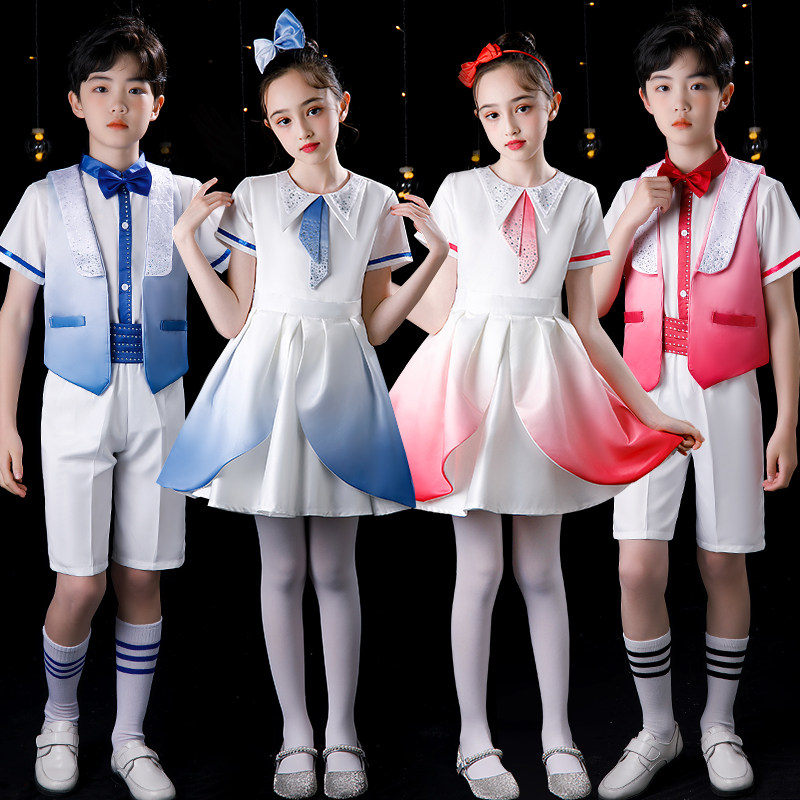 国庆儿童演出服中小学生合