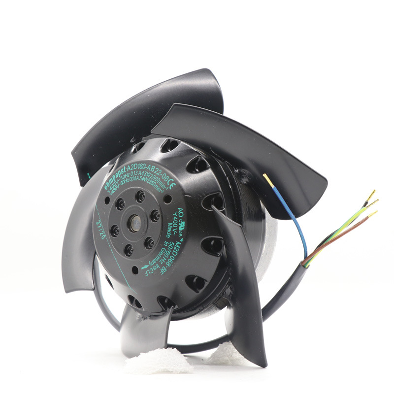 A2D160-AB22-06原装德国ebmpapst风机40W工业变频器散热风扇380V