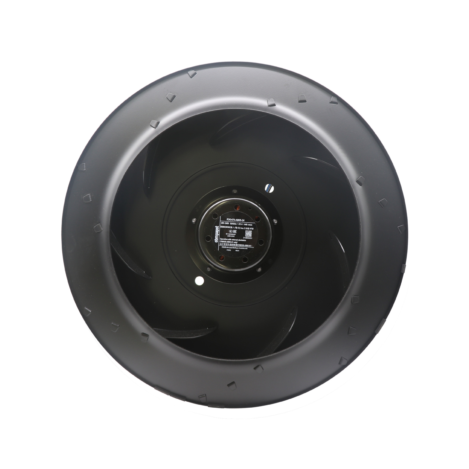 R3G470-AA05-24德国ebmpapst风机R3G470-AB05-24净化FFU散热风扇