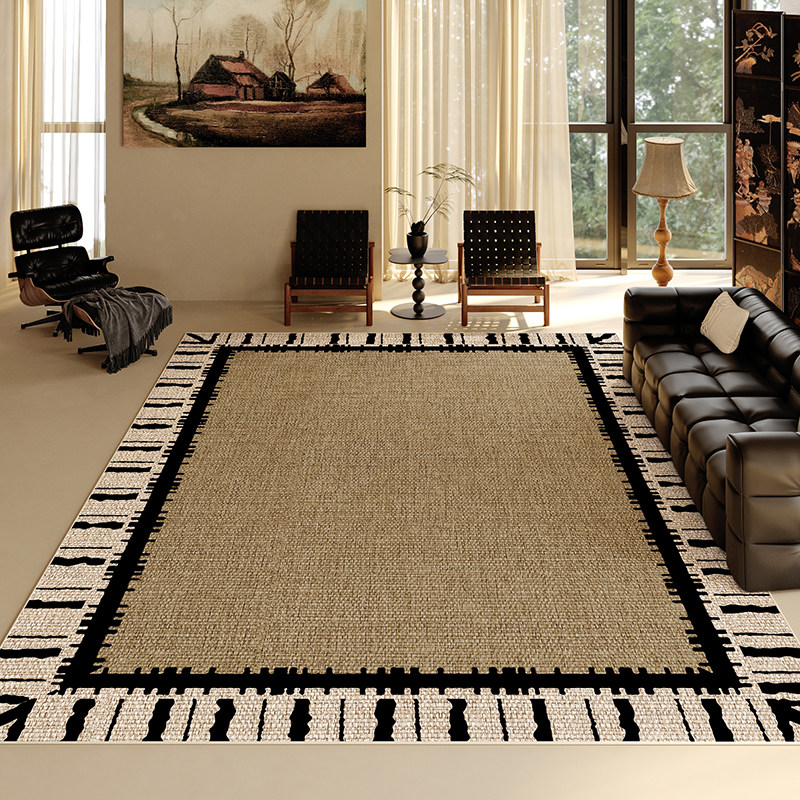 客厅地毯法式中古沙发茶几地垫防水防污免打理卧室床边大面积全铺,居家布艺,地毯,淘宝优惠券,粉丝福利购,淘宝优惠卷