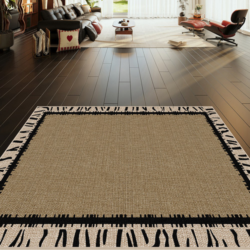 圈绒入户门地垫法式耐脏客厅地毯高级感家用门垫门口进门玄关脚垫