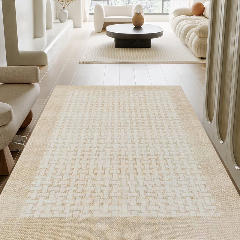 PVC 侘寂风入户门地垫高端奶油色进门地毯可裁剪日式免洗玄关脚垫,居家布艺,入户地垫,淘宝优惠券,粉丝福利购,淘宝优惠卷