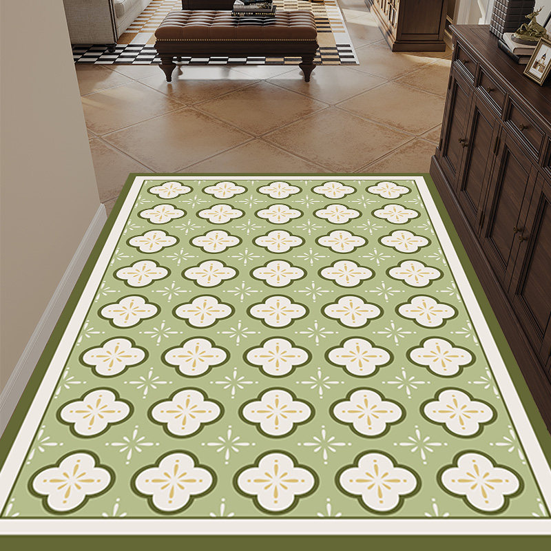 科技皮免洗地垫入户门垫新中式地毯防滑可裁剪玄关大门口进门脚垫,居家布艺,入户地垫,淘宝优惠券,粉丝福利购,淘宝优惠卷