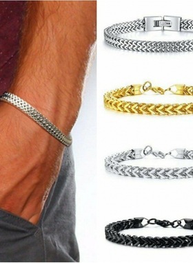 Titanium steel men's brlet domineering stainless steel jewel