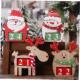 Santa Christmas Claus Advent Countdown Calendar Fabric