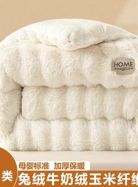 Fluffy Warm Blanket Duvet Insert Quilt Core Comforter Double