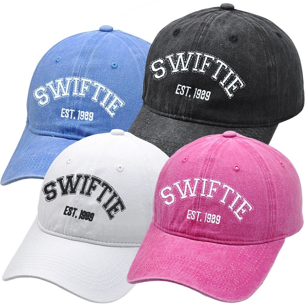 Taylor Swift Baseball Cap 1989 Embroidery Dad Hat Retro Cott